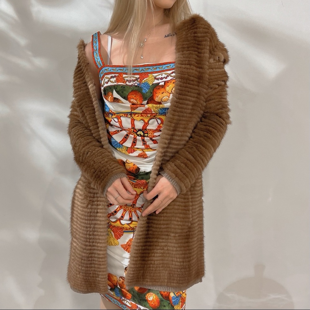 Sale! S'Maxmara mink & wool coat - Picture 5 of 11